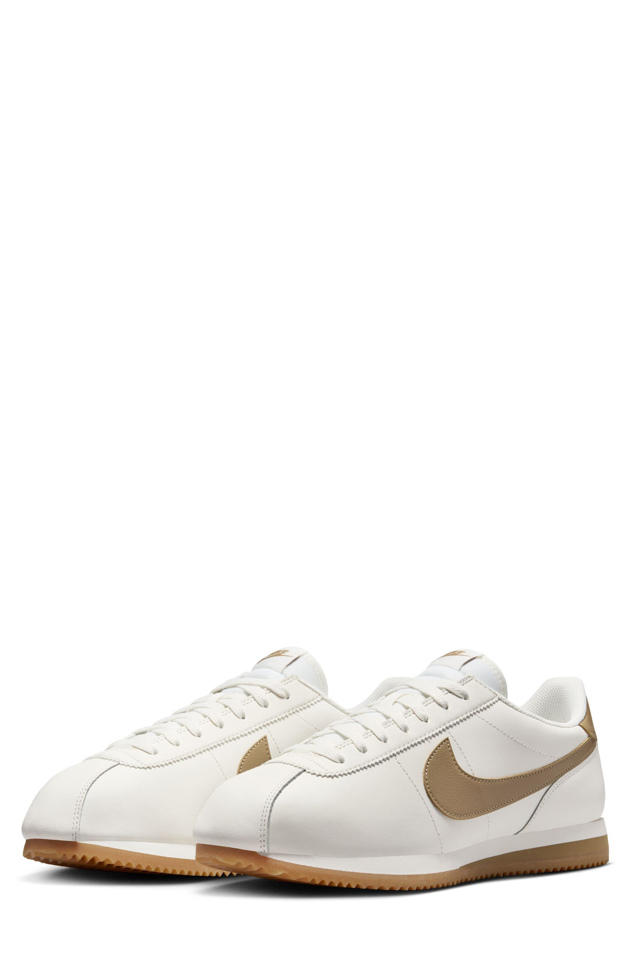 Nike Cortez Sneaker in Sail/Parachute Beige/Yellow at Nordstrom - 1