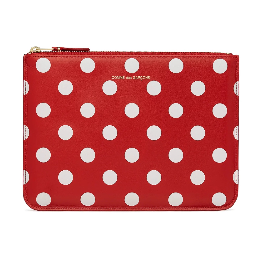 Dots Printed Big Pouch - 1