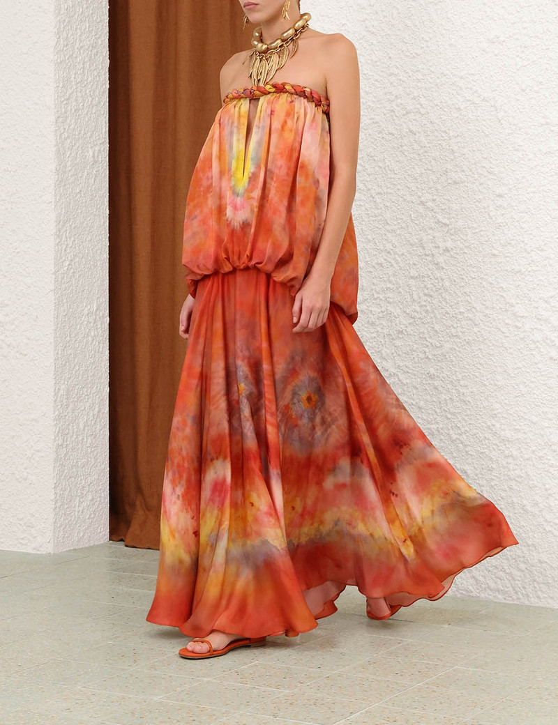 LUNA TWIST BANDEAU GOWN 3