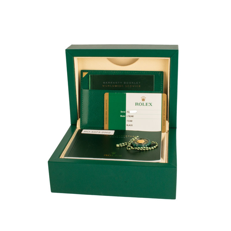 Rolex Datejust 31 Ref 178240 Black Dial - 4