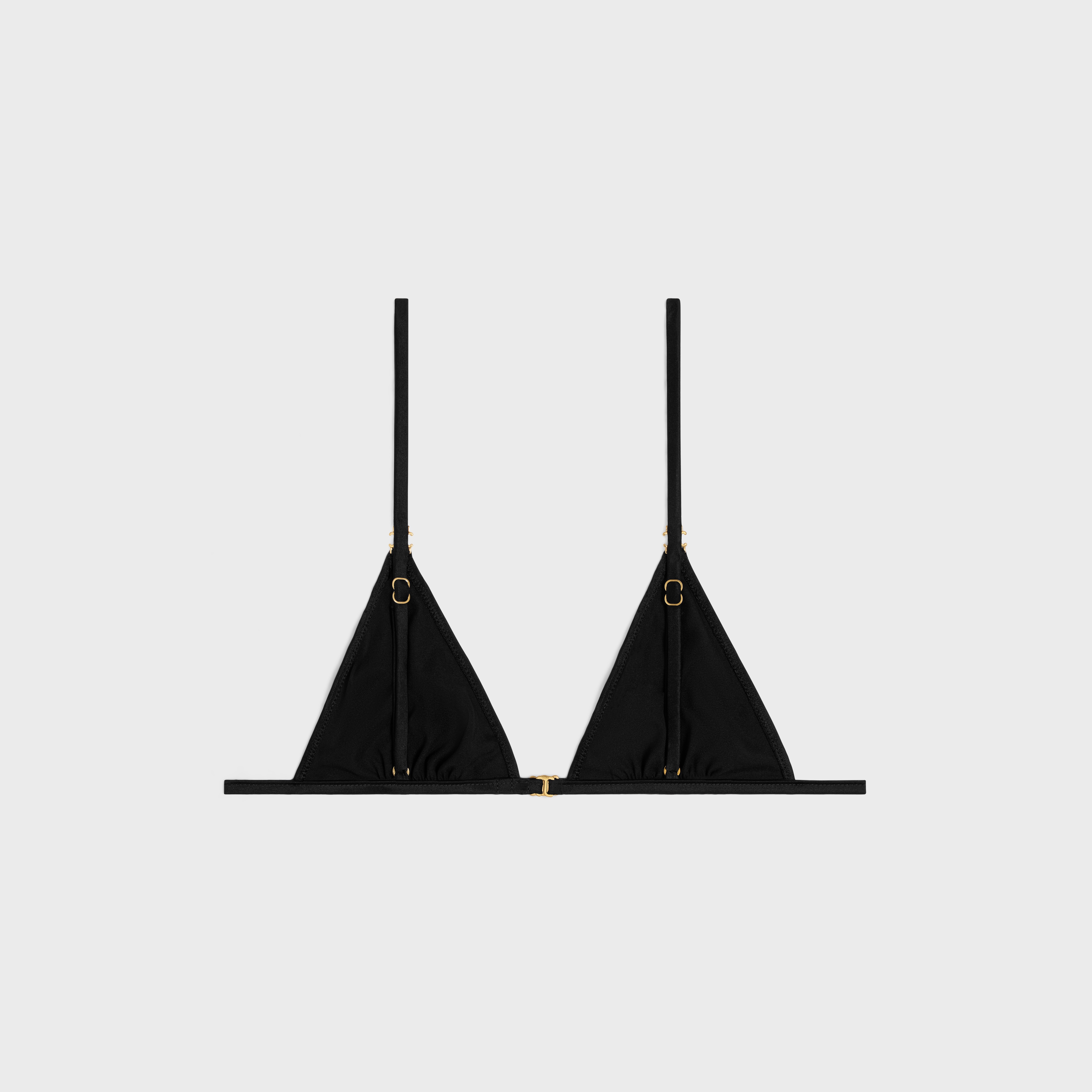 triomphe triangle bra in silk - 2