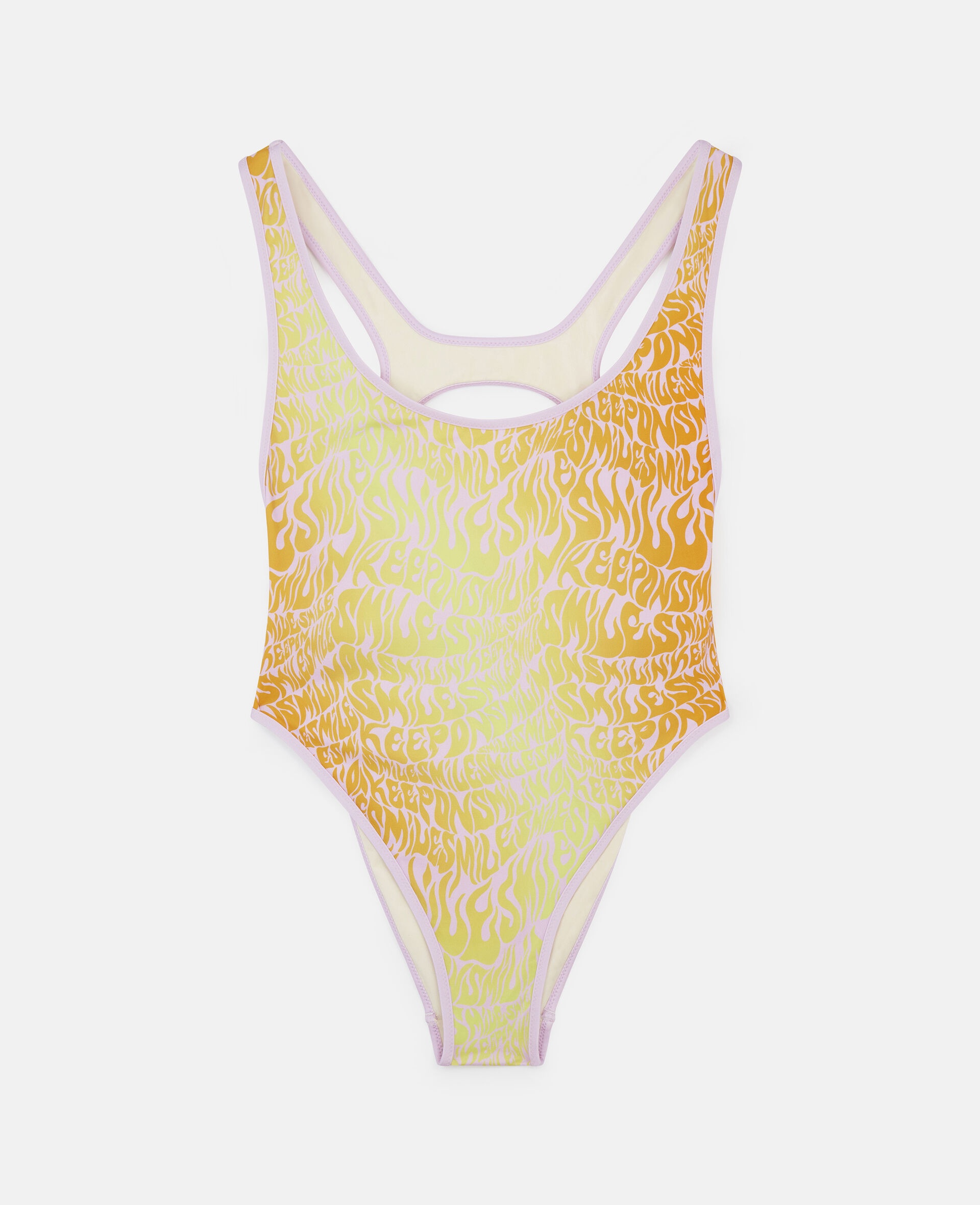 Smile Print One-Piece - 1