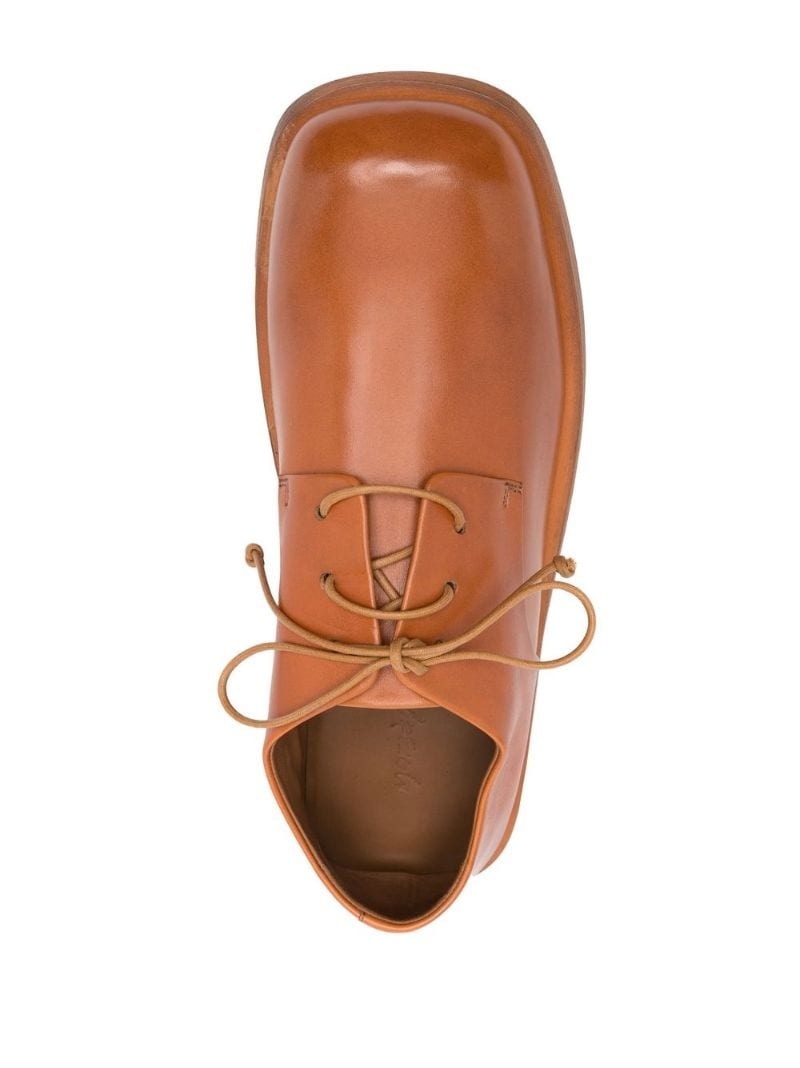 lace-up leather oxford shoes - 4