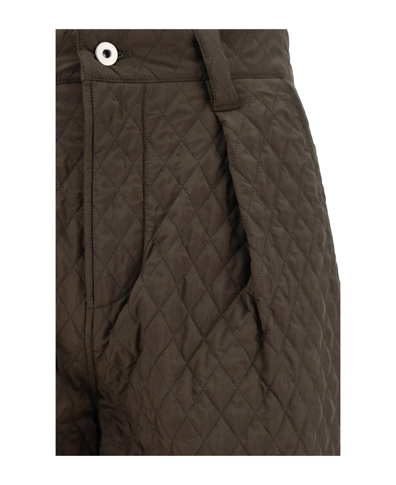 Army Green Nylon Pant - 3