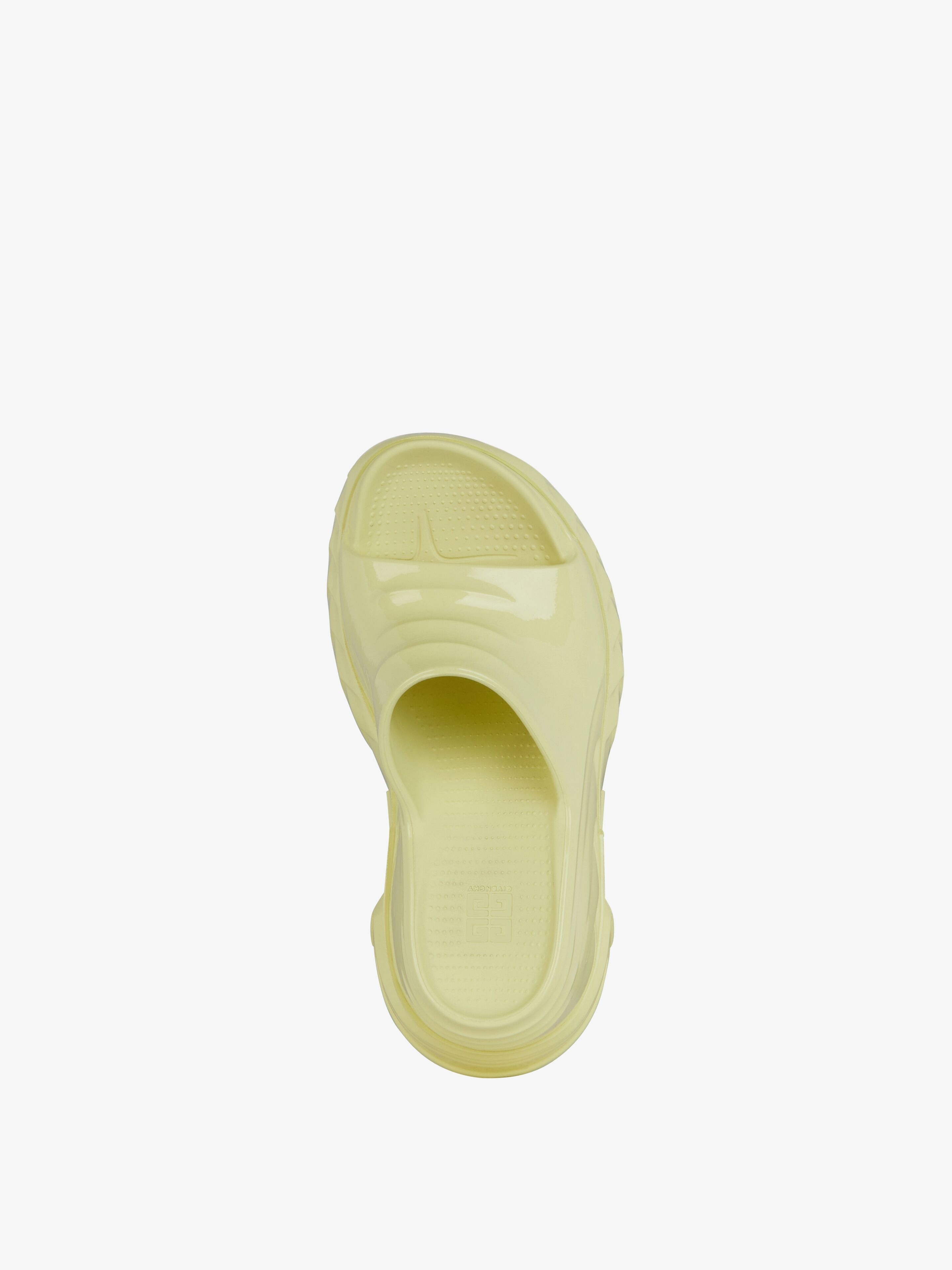 MARSHMALLOW WEDGE SANDALS IN RUBBER - 5