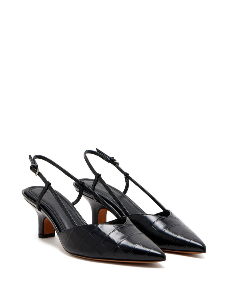 Vince 75mm Levvy slingback leather pumps outlook