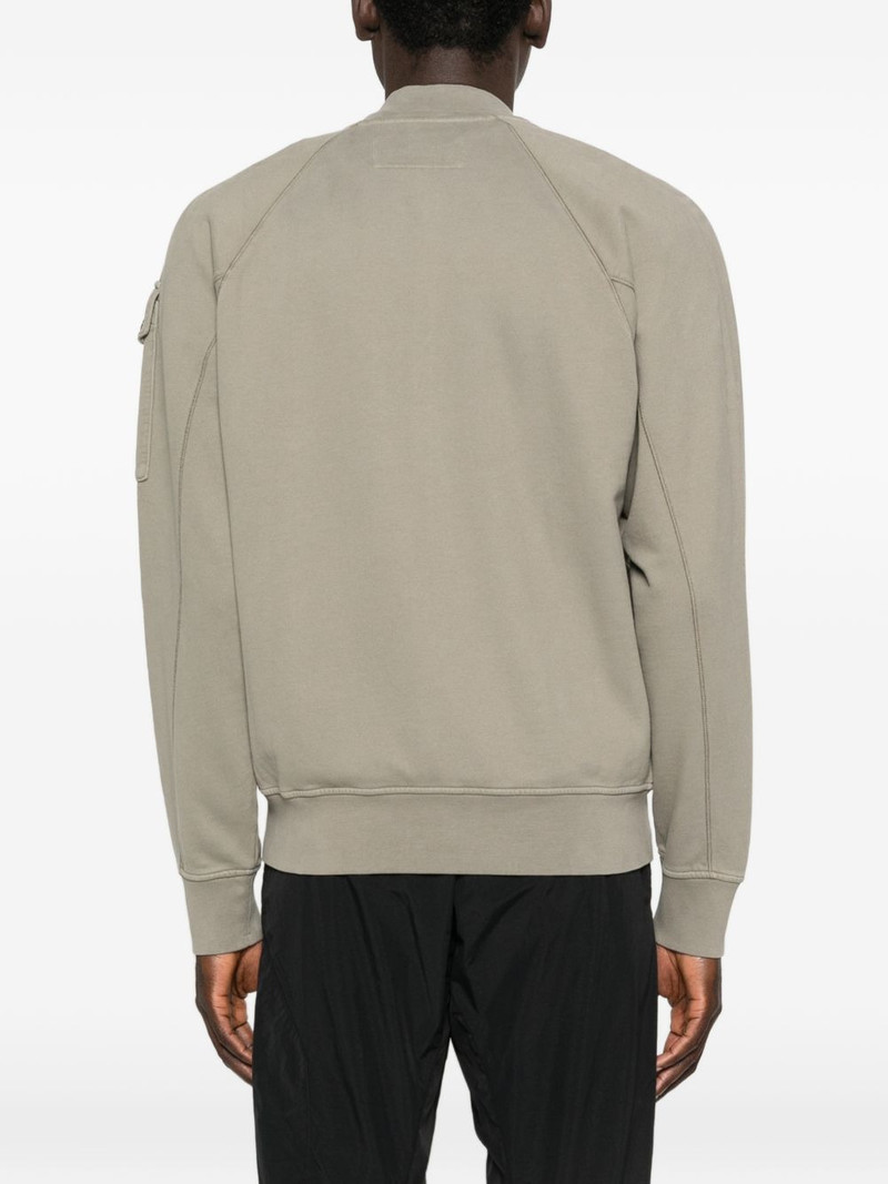 patch-pocket zip-fastening sweatshirt 4