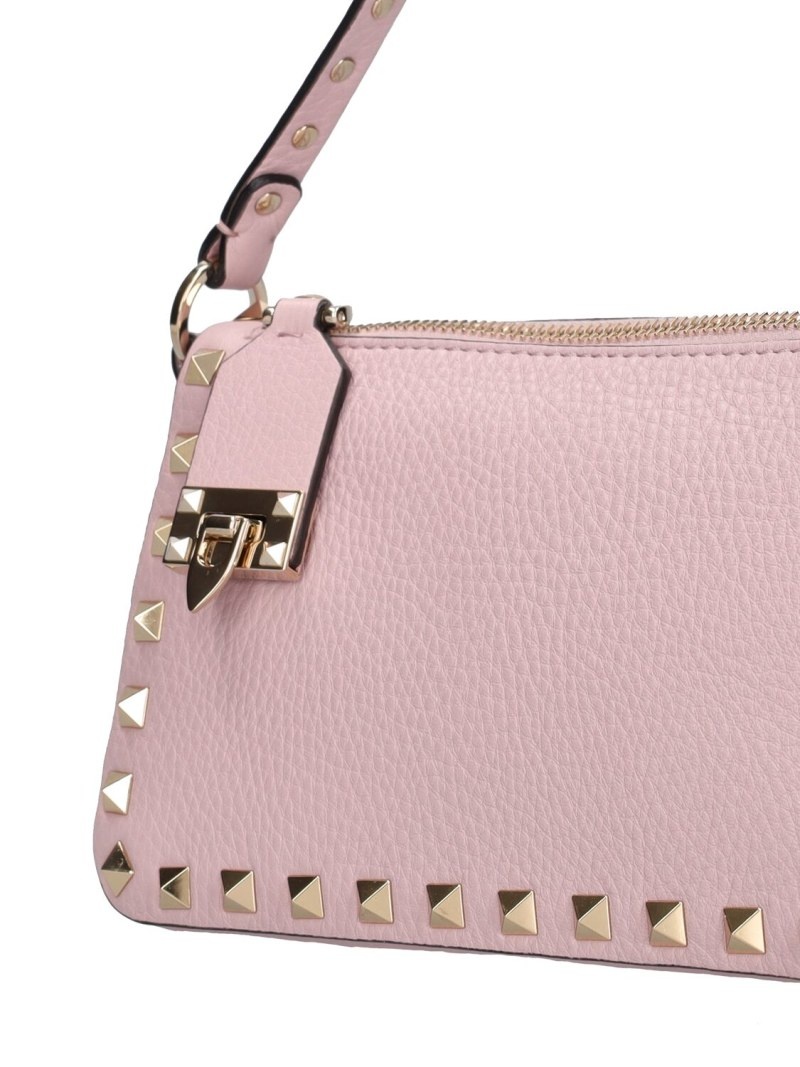 Small Rockstud leather shoulder bag - 5