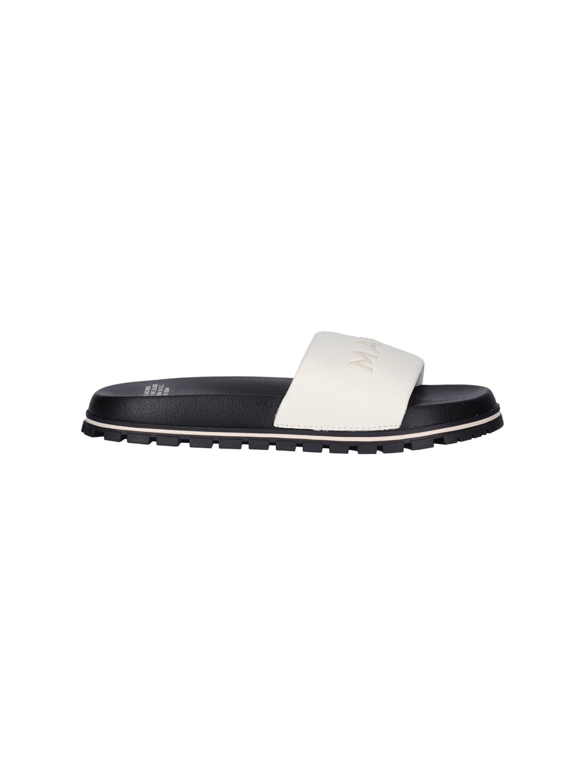 "THE LEATHER" SLIDE SANDALS - 1