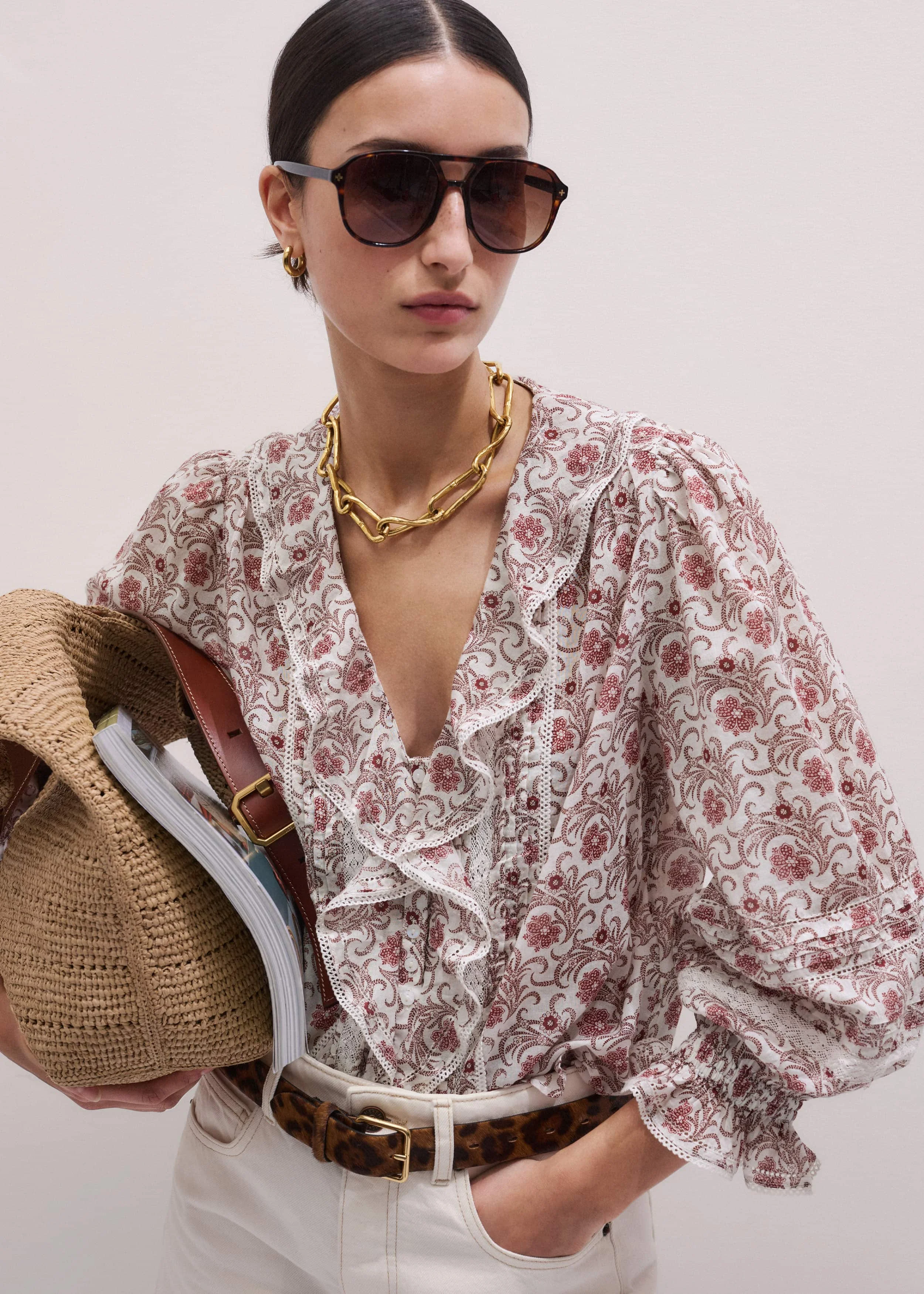Ruffle Blouse - 1
