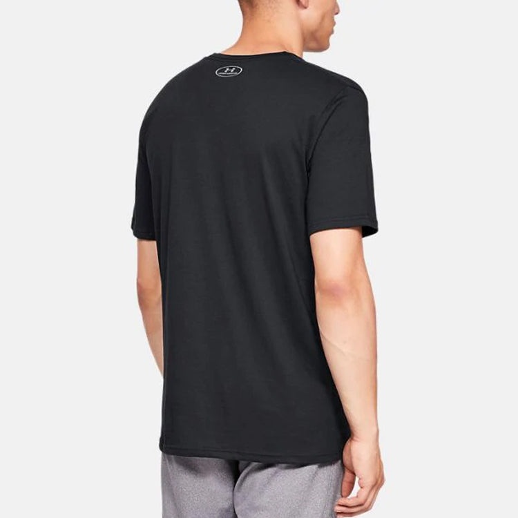 Under Armour Sportstyle Training Sports Short Sleeve Couple Style Black 1326799-001 - 5