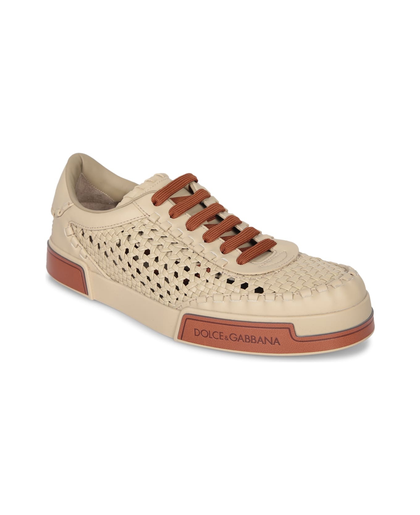 Cappuccino Leather Portofino Sneakers - 2