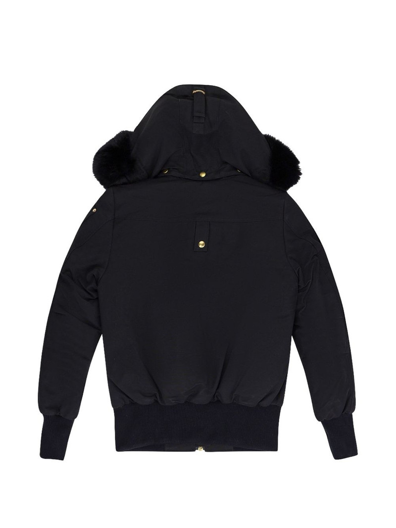 MOOSE KNUCKLES trimmed hooded jacket outlook