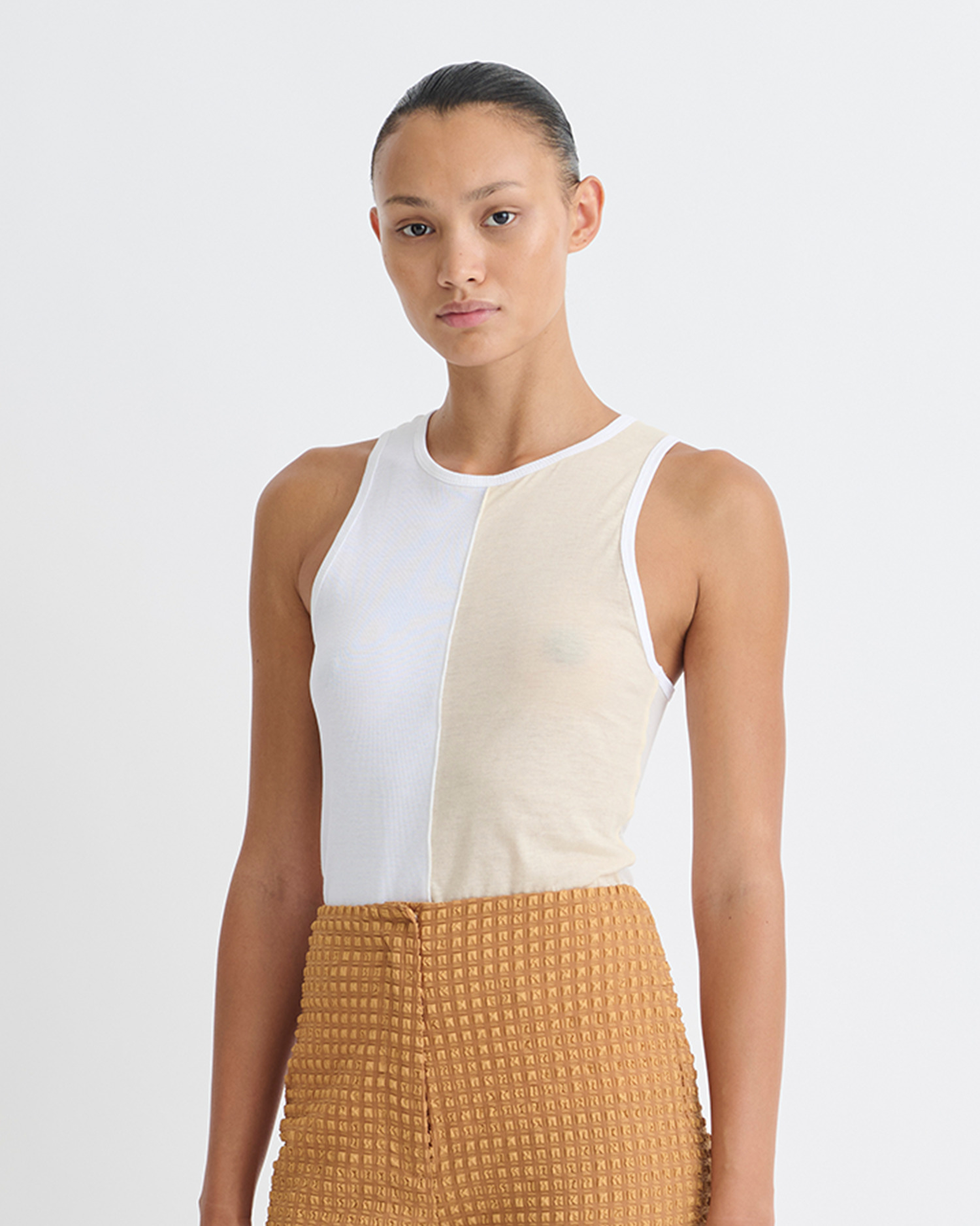 Color Blocked Tank Top - 3
