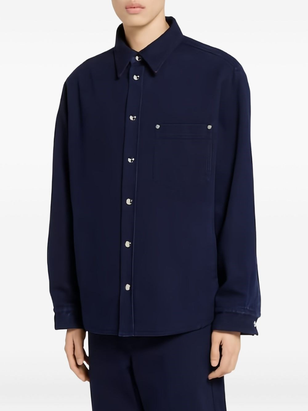 Flannel and denim reversible shirt - 2