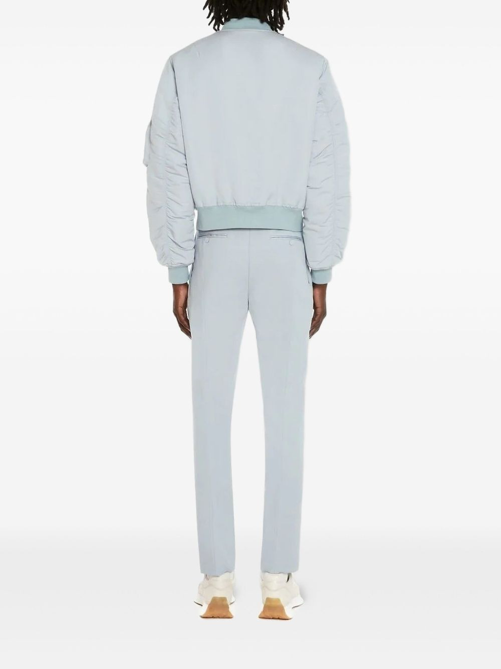 wool tailored trousers - 4