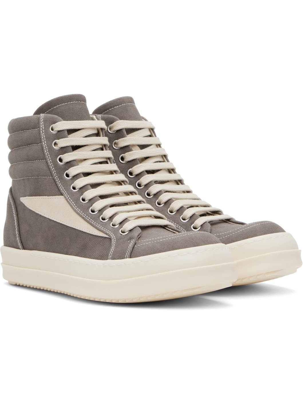 Gray Hollywood Vintage High Sneakers - 4