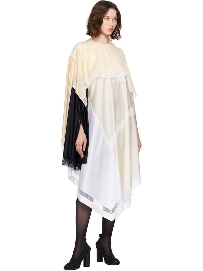MARIE ADAM-LEENAERDT Off-White Underskirt Midi Dress outlook