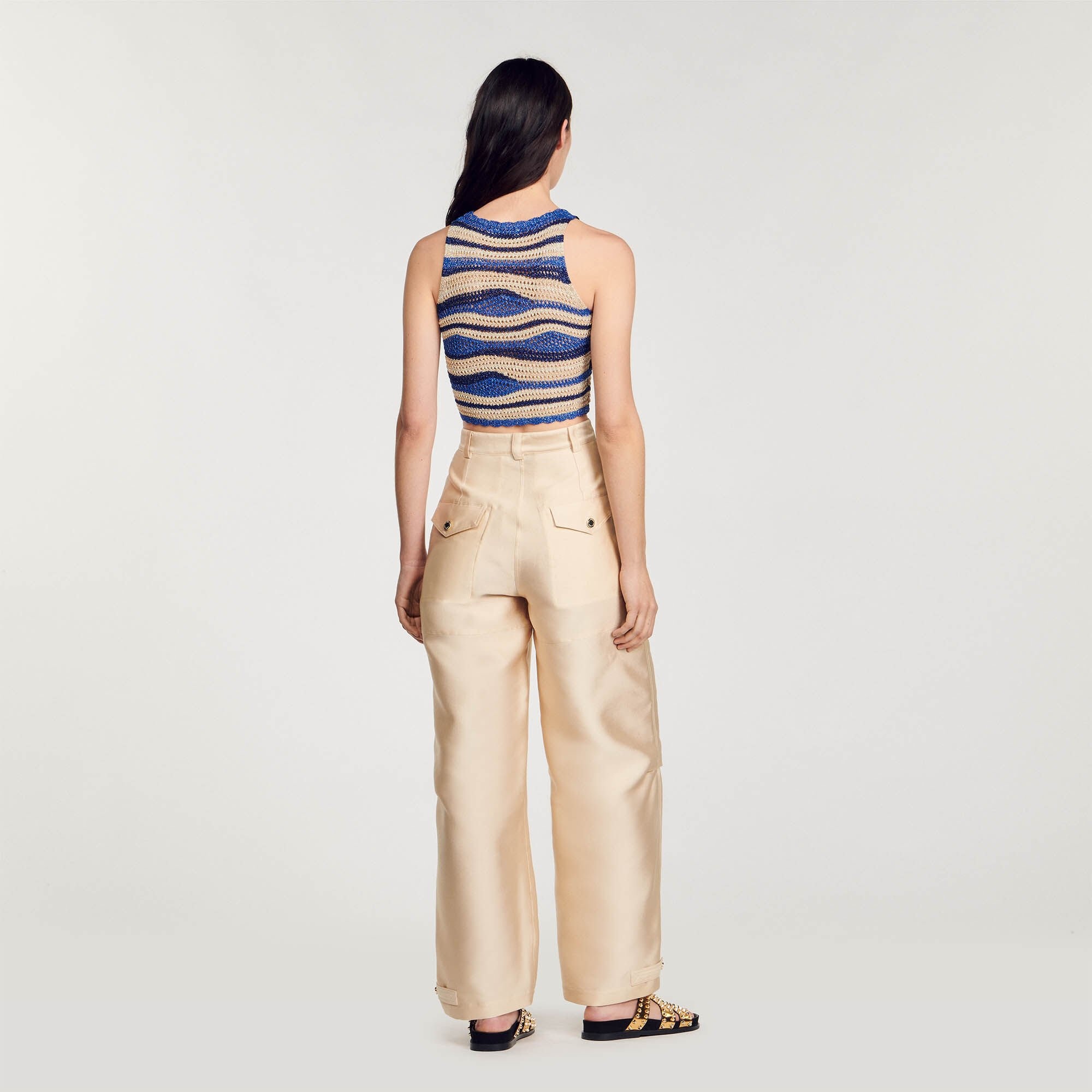 CROPPED KNIT TOP - 6