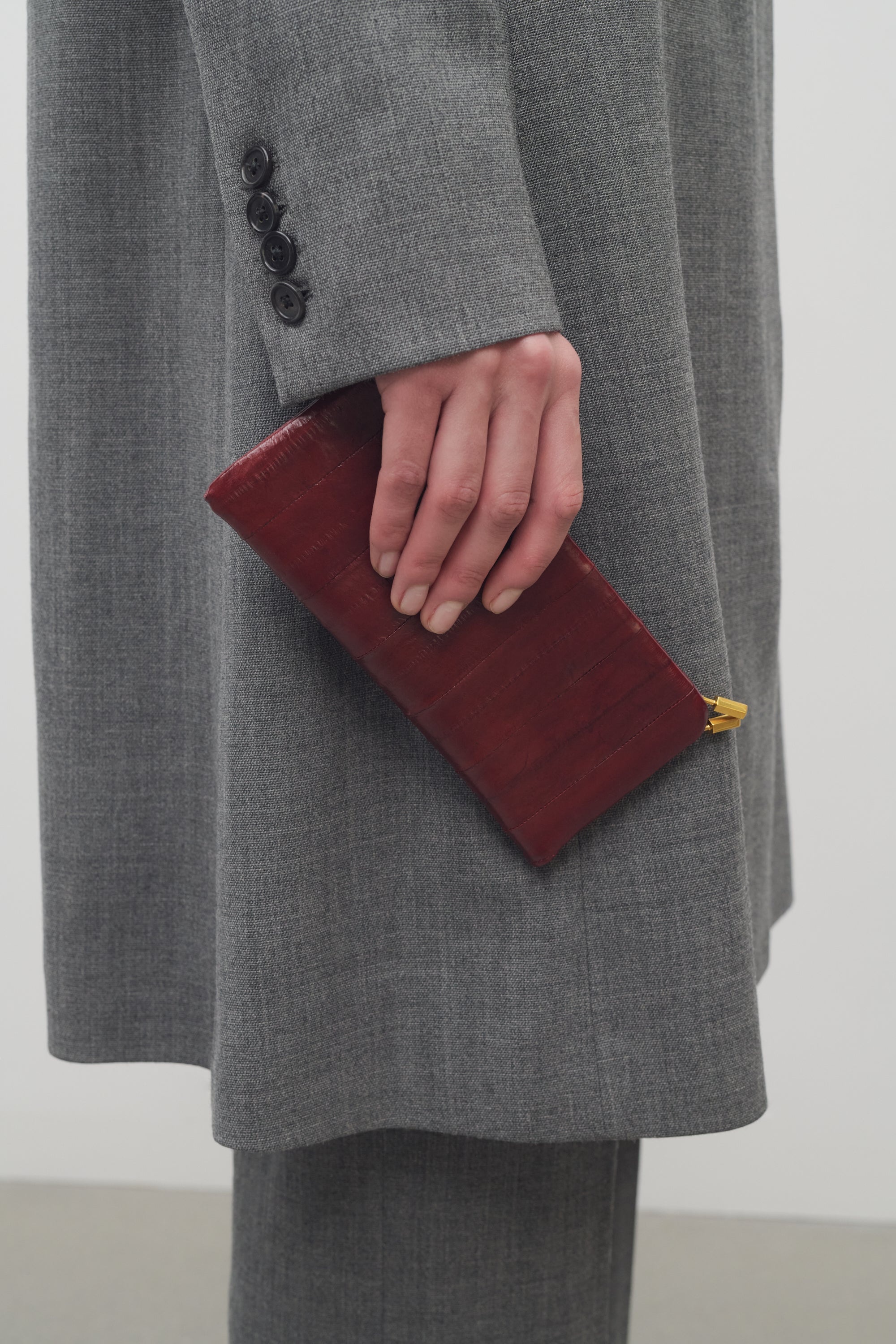 Clasp Sunglasses Case in Eel - 3