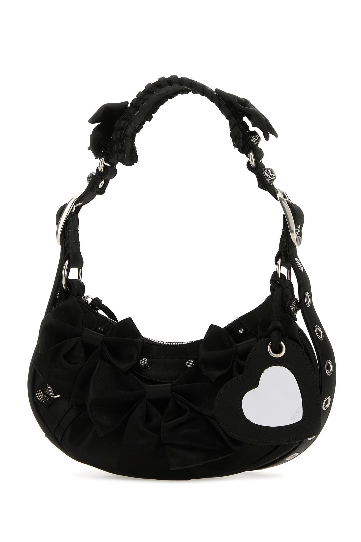 Black satin Le Cagole XS shoulder bag - 2