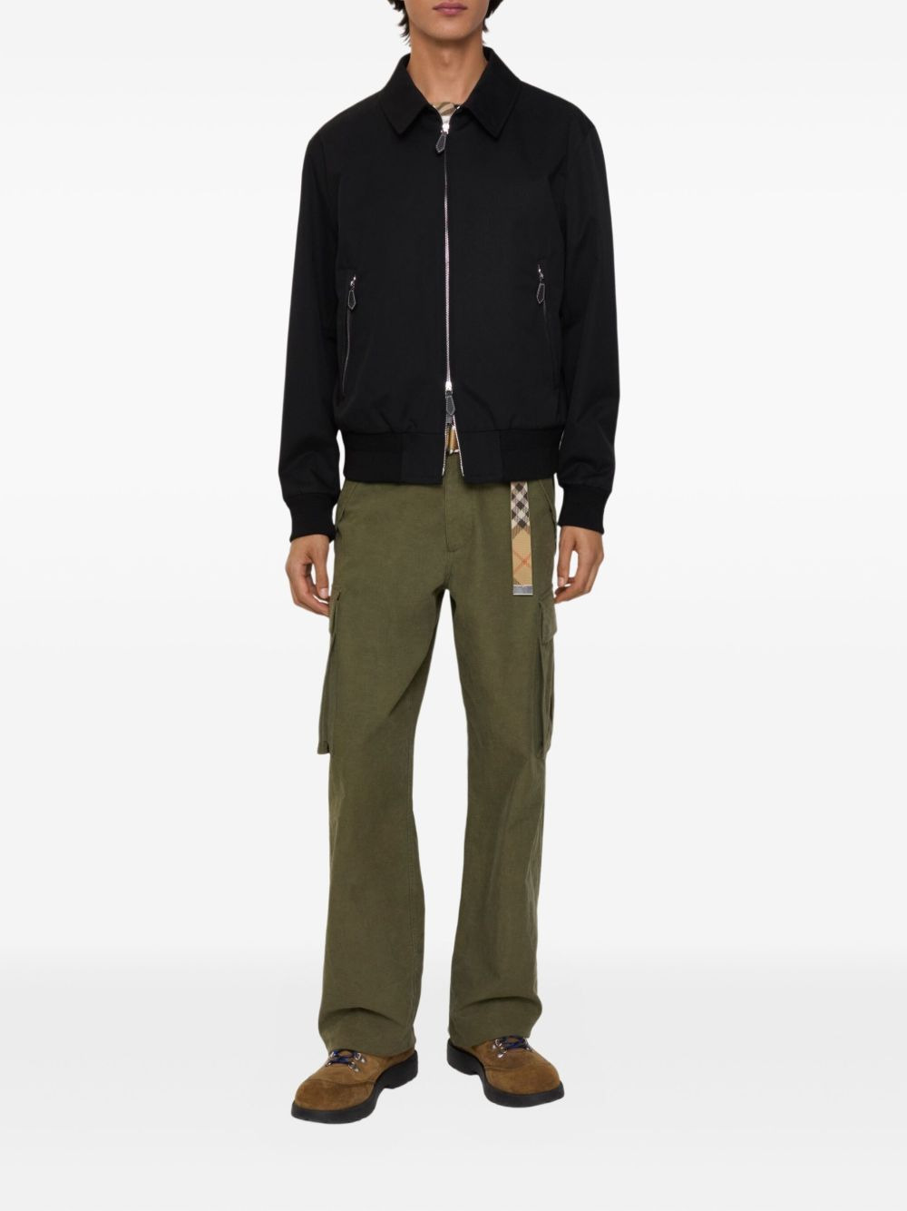 welt-pocket bomber jacket - 2