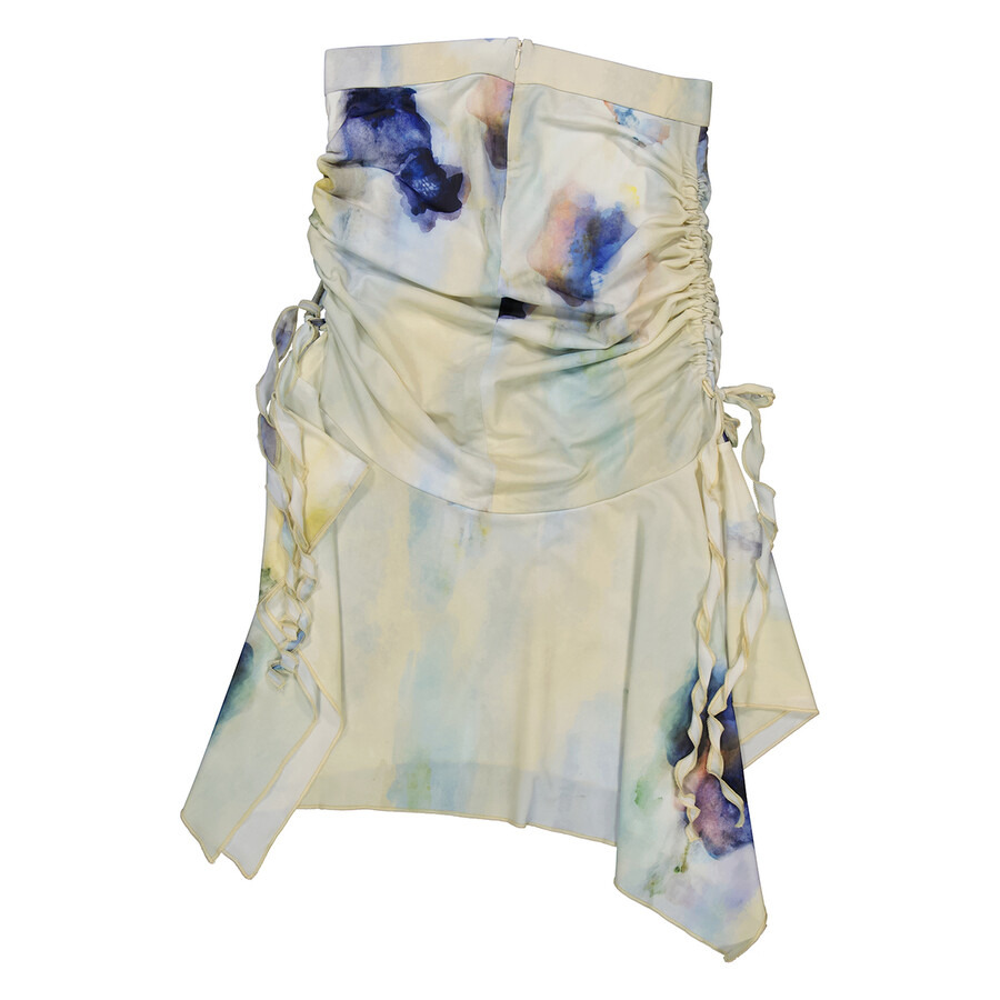 Acne Studios Enola Floral Asymmetric Midi Skirt - 2