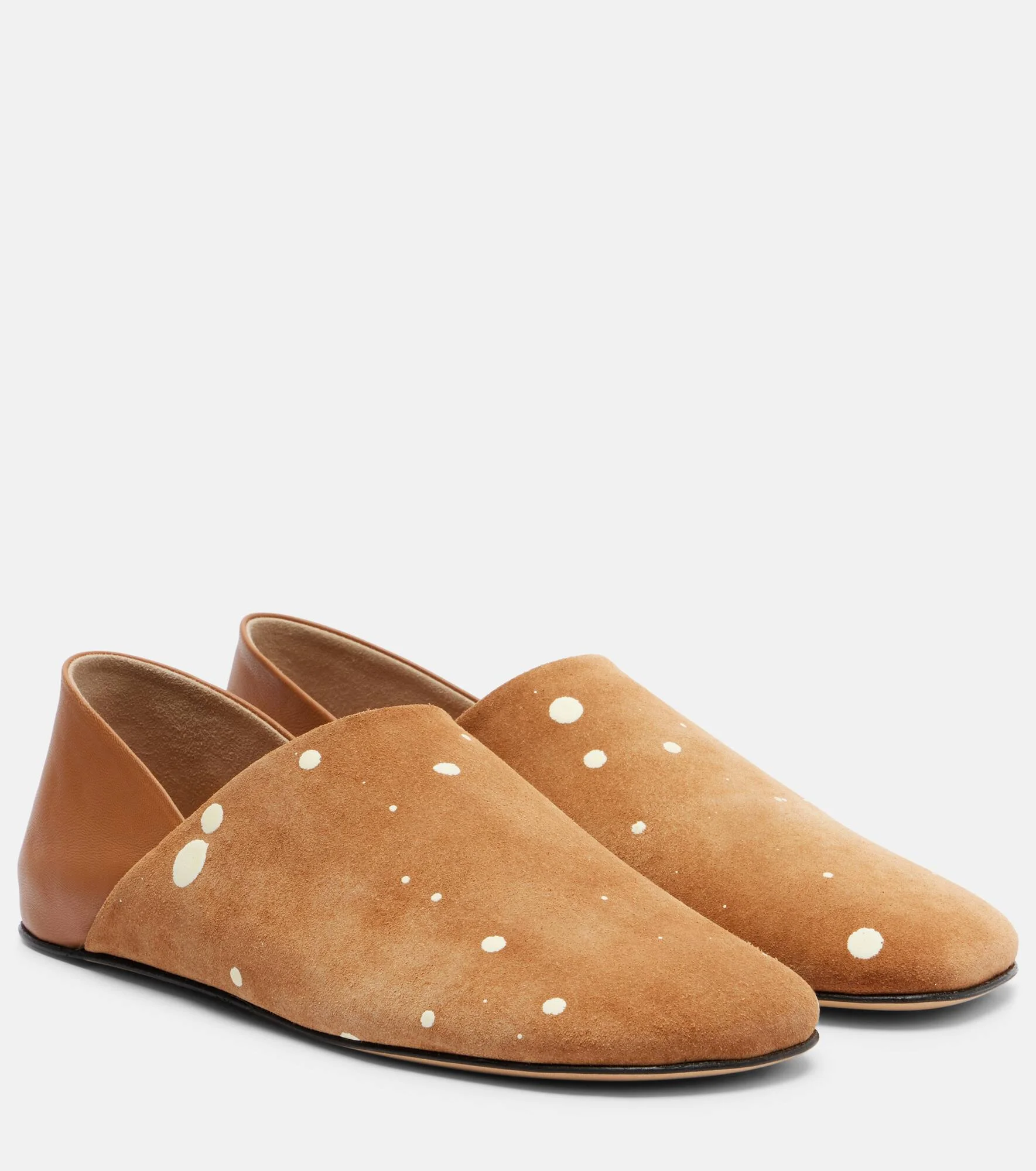 Babouche M suede slip-on shoes - 1