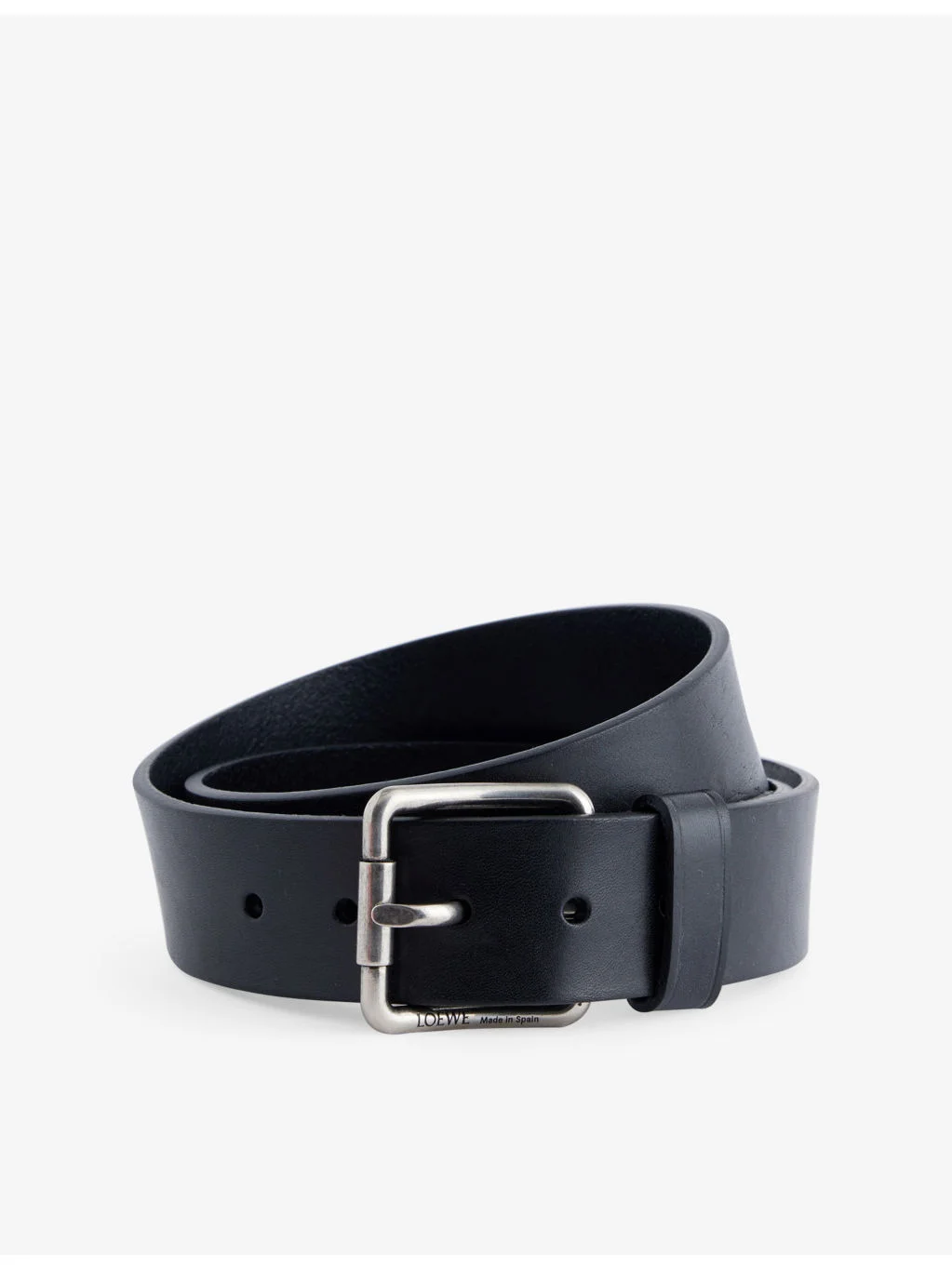Roller Curve Branded Leather Belt - 1