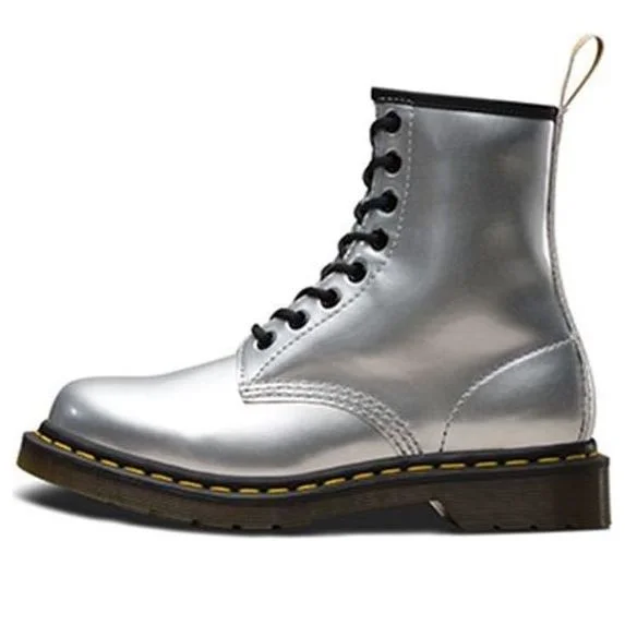 (WMNS) Dr. Martens Vegan 1460 'Chrome Paint Metallic' 24865040 - 1