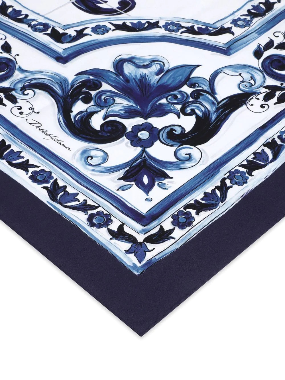 Majolica twill scarf - 4