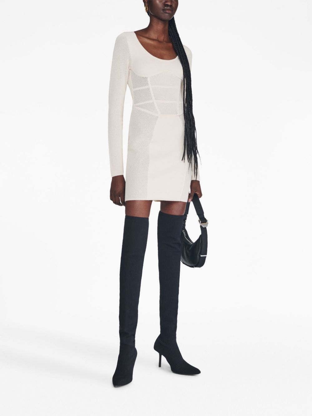 Sport crochet-knit mini dress - 3