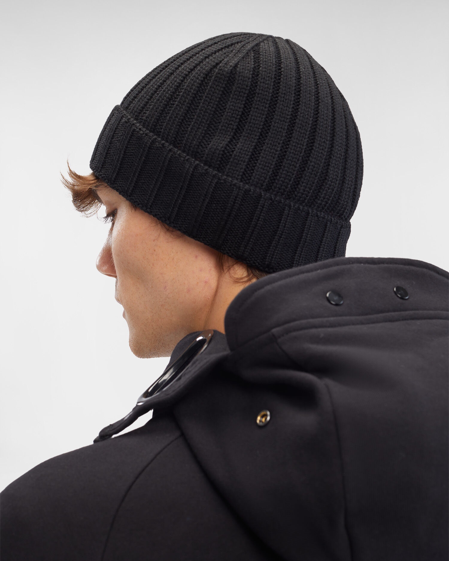 Extra Fine Merino Wool Logo Beanie - 3