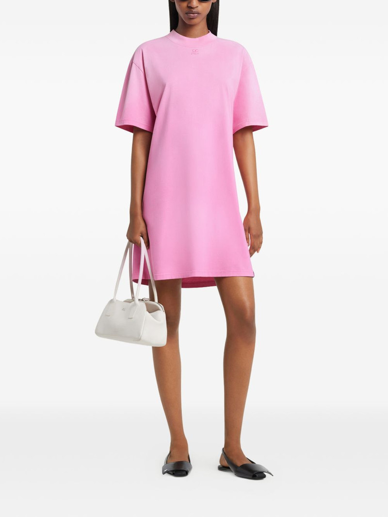 courrèges short-sleeve T-shirt mini dress outlook