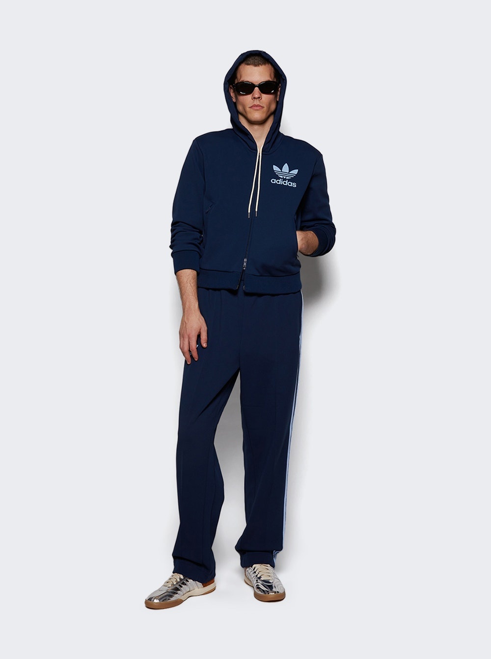 X Wales Bonner Track Pants Collegiate Navy - 2