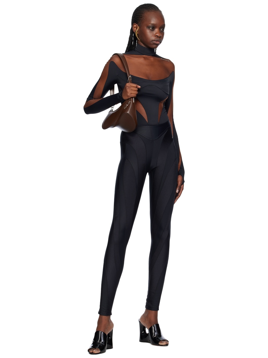 Black Illusion Bodysuit - 5