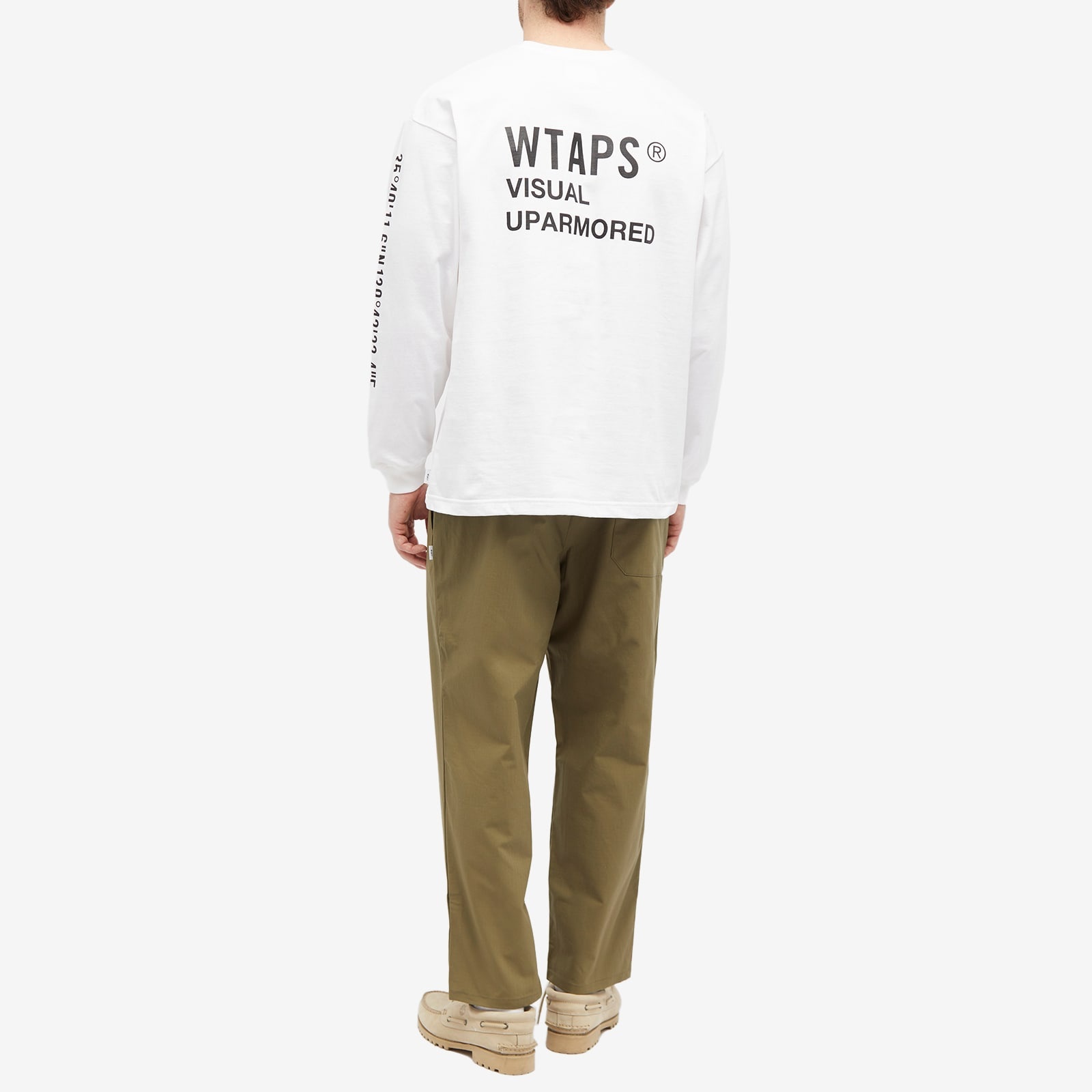 WTAPS OBJ 03 / LS / Cotton. Fortless Pullover WHITE | REVERSIBLE