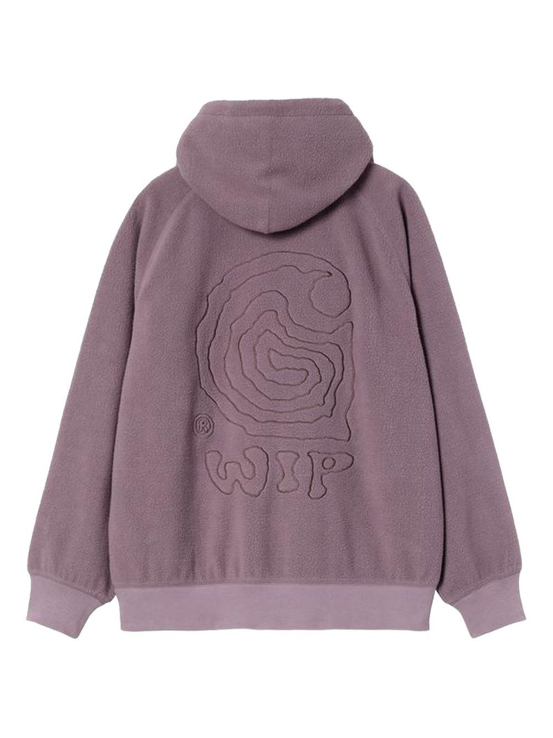 Carhartt Helix topographic-logo hoodie outlook