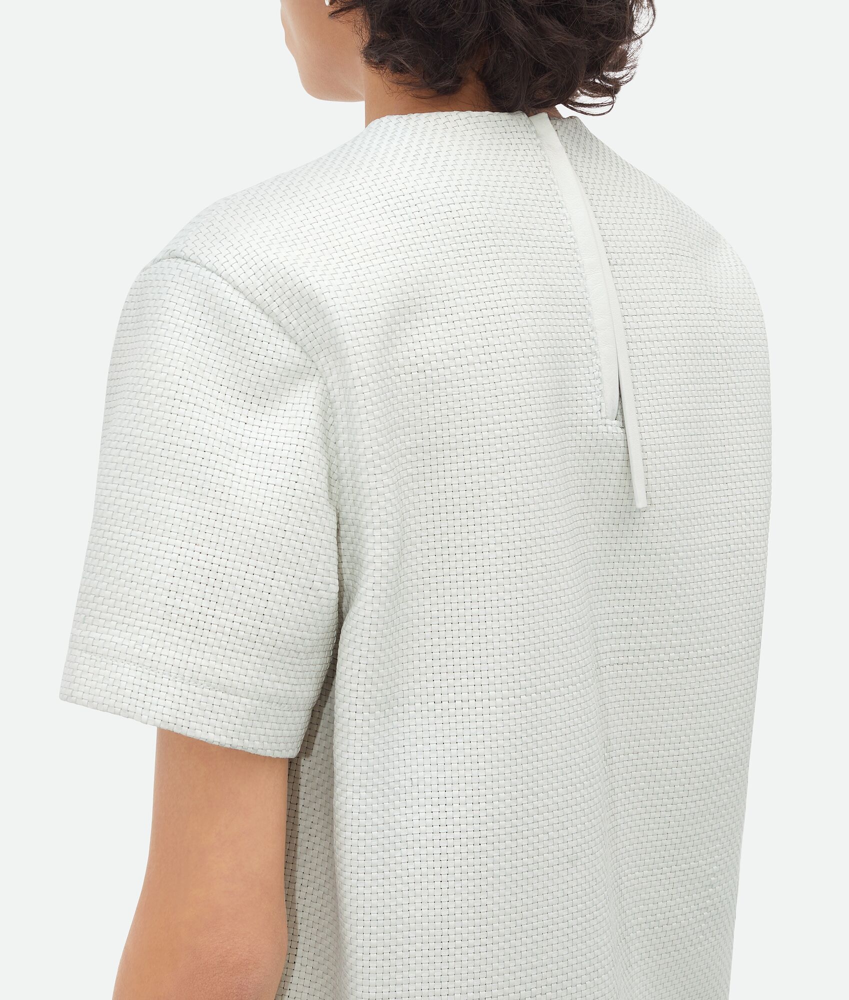 Mini Intrecciato Leather T-Shirt - 5