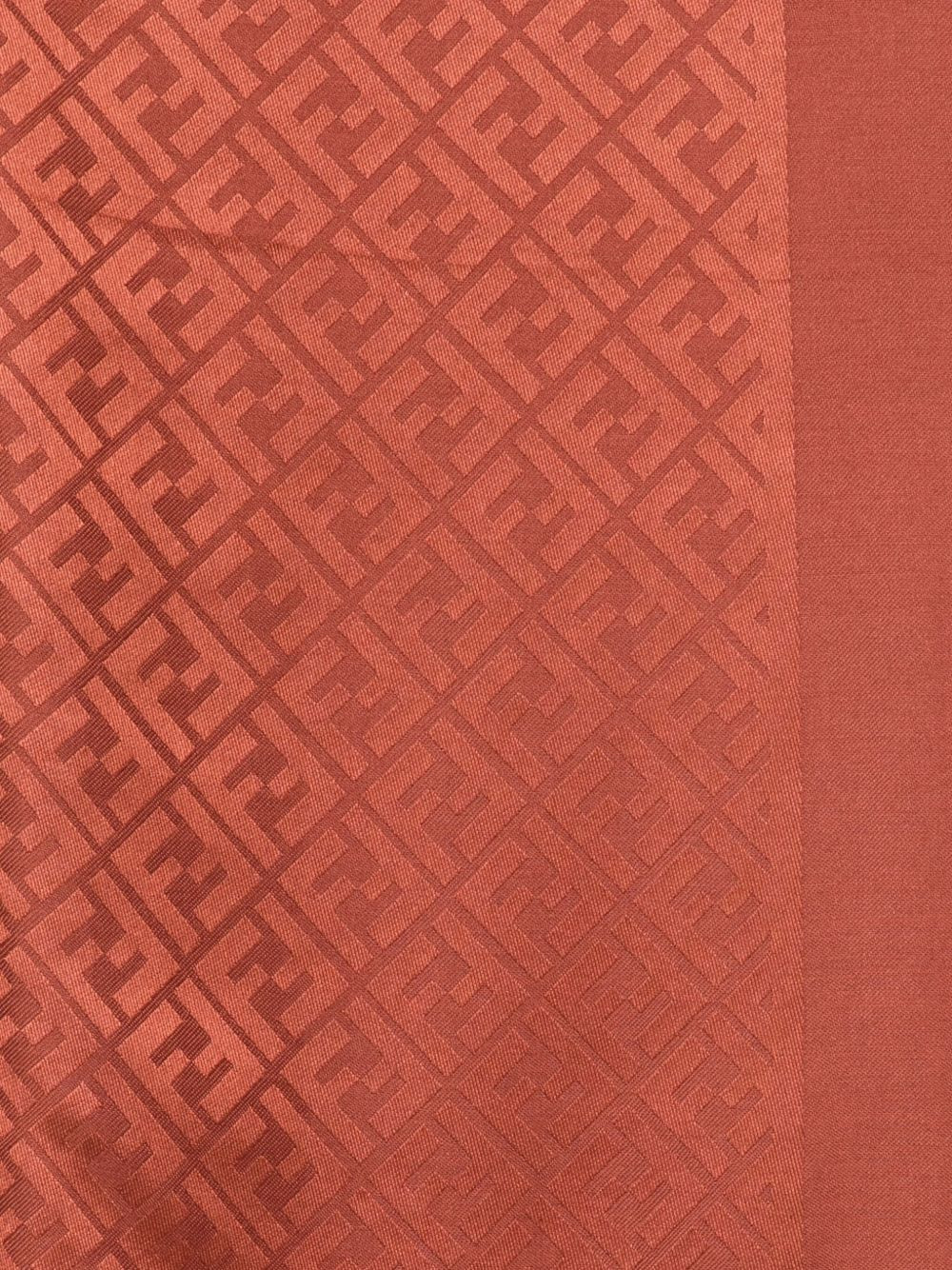 FF logo-pattern scarf - 2