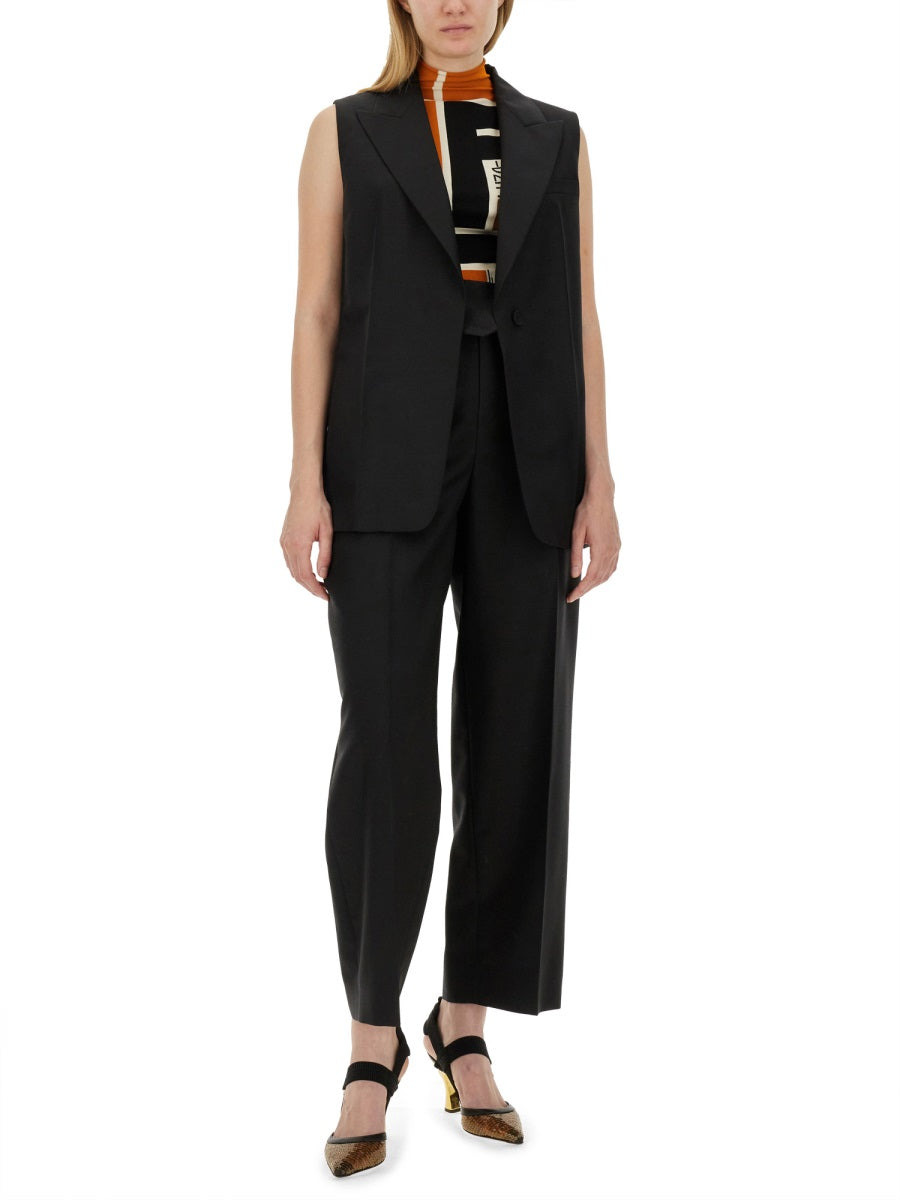 Pants With Asymmetrical Waist - 2