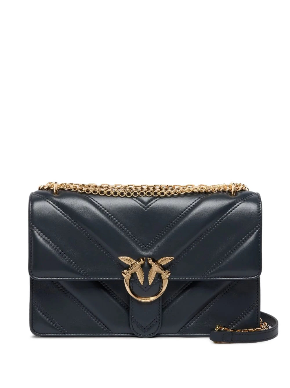 chevron chain crossbody bag - 1