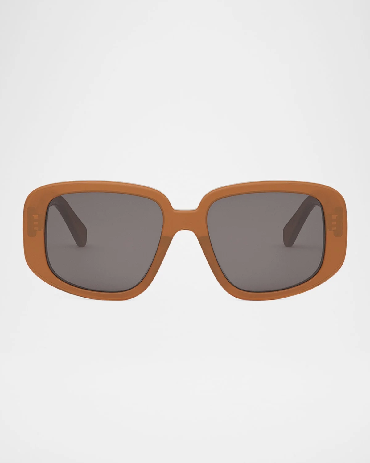 Bold 3 Dots Acetate Shield Sunglasses - 1