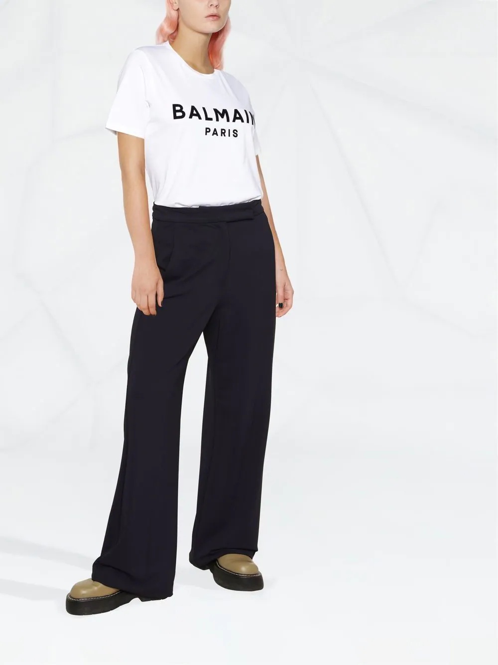 logo-print cotton T-shirt - 4