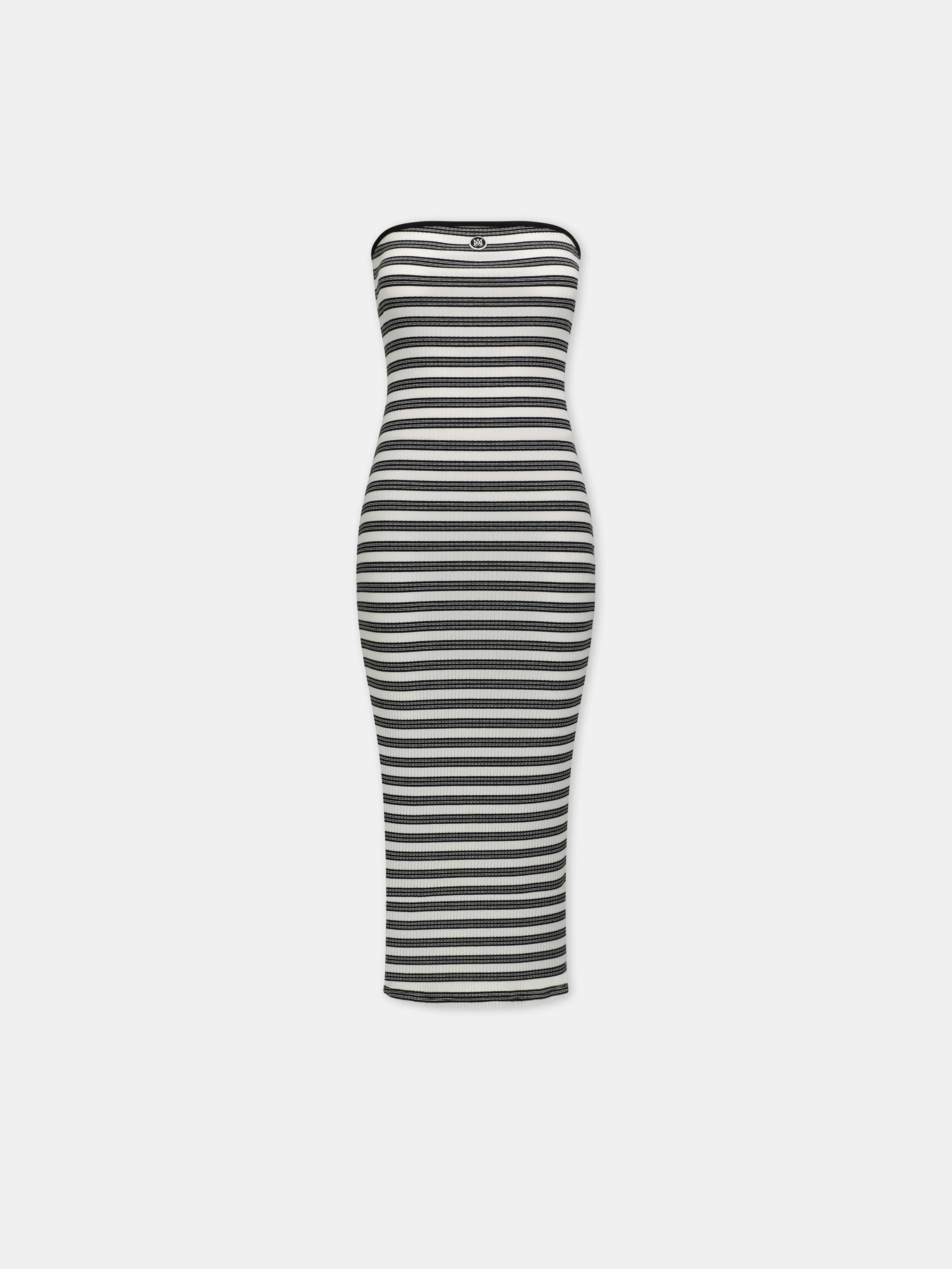 WOMEN'S MA STRIPED MAXI DRESS - 1