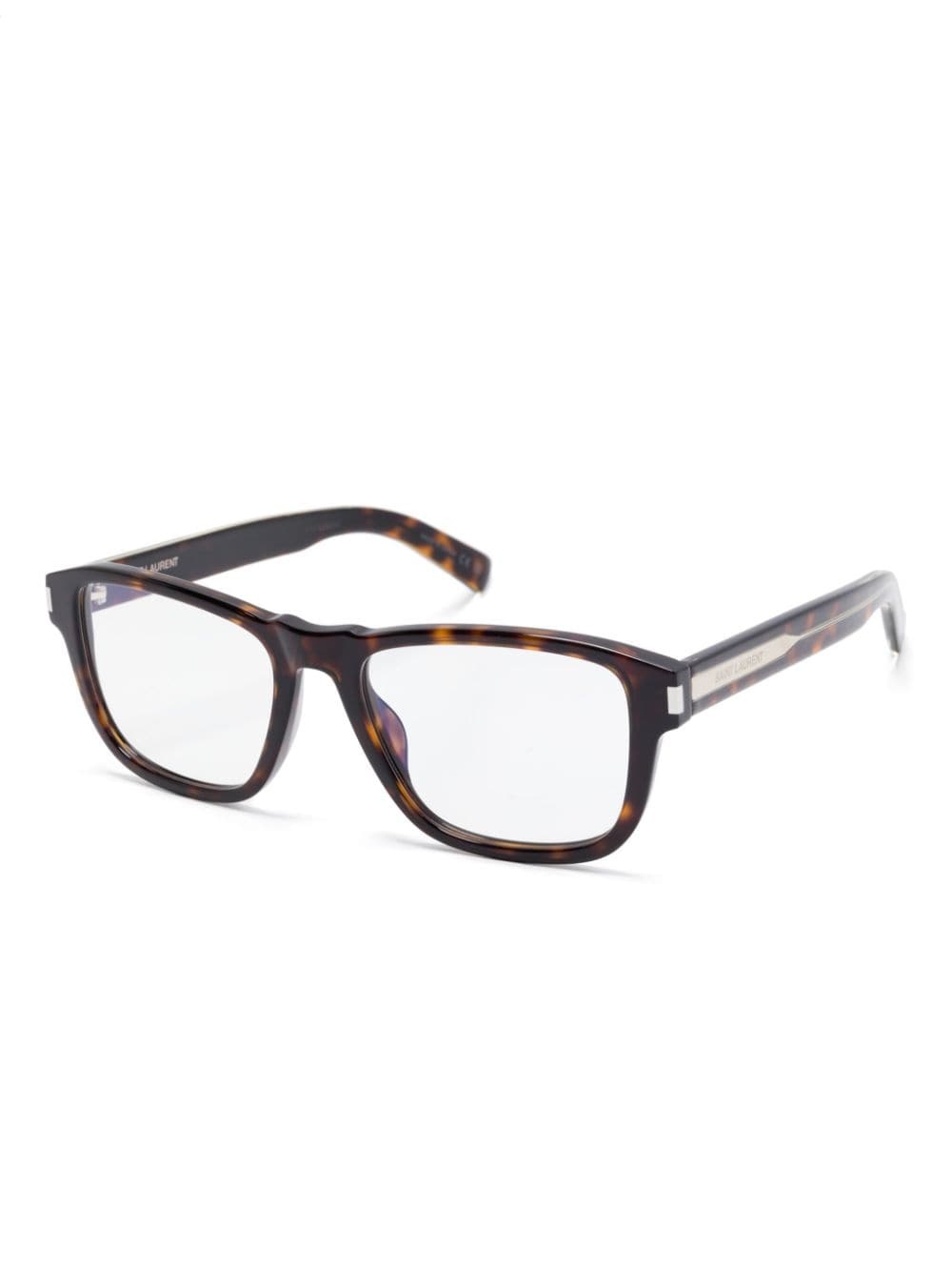 tortoiseshell-effect glasses - 2