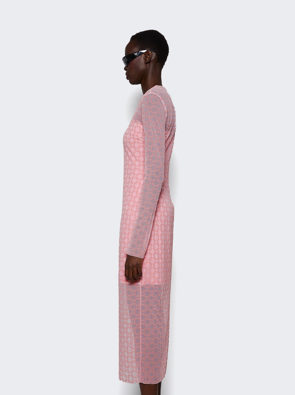 Midi Tulle Dress Skin Rose - 3