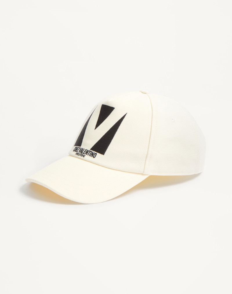 Valentino CHEZ VALENTINO COTTON BASEBALL CAP WITH EMBROIDERY outlook