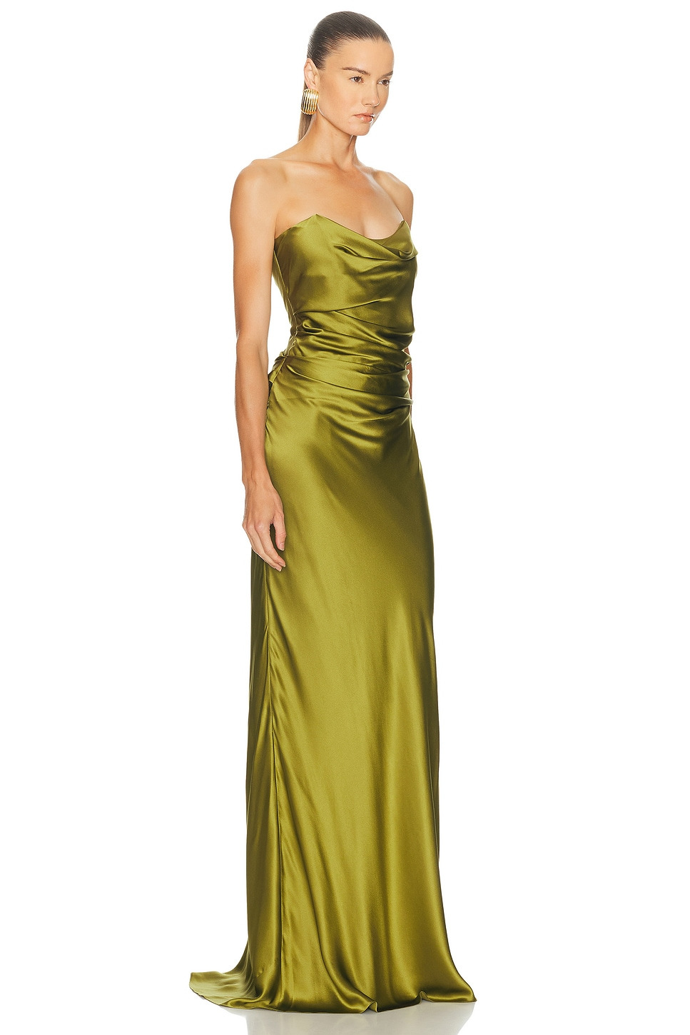 Cowl Bustier Gown - 2