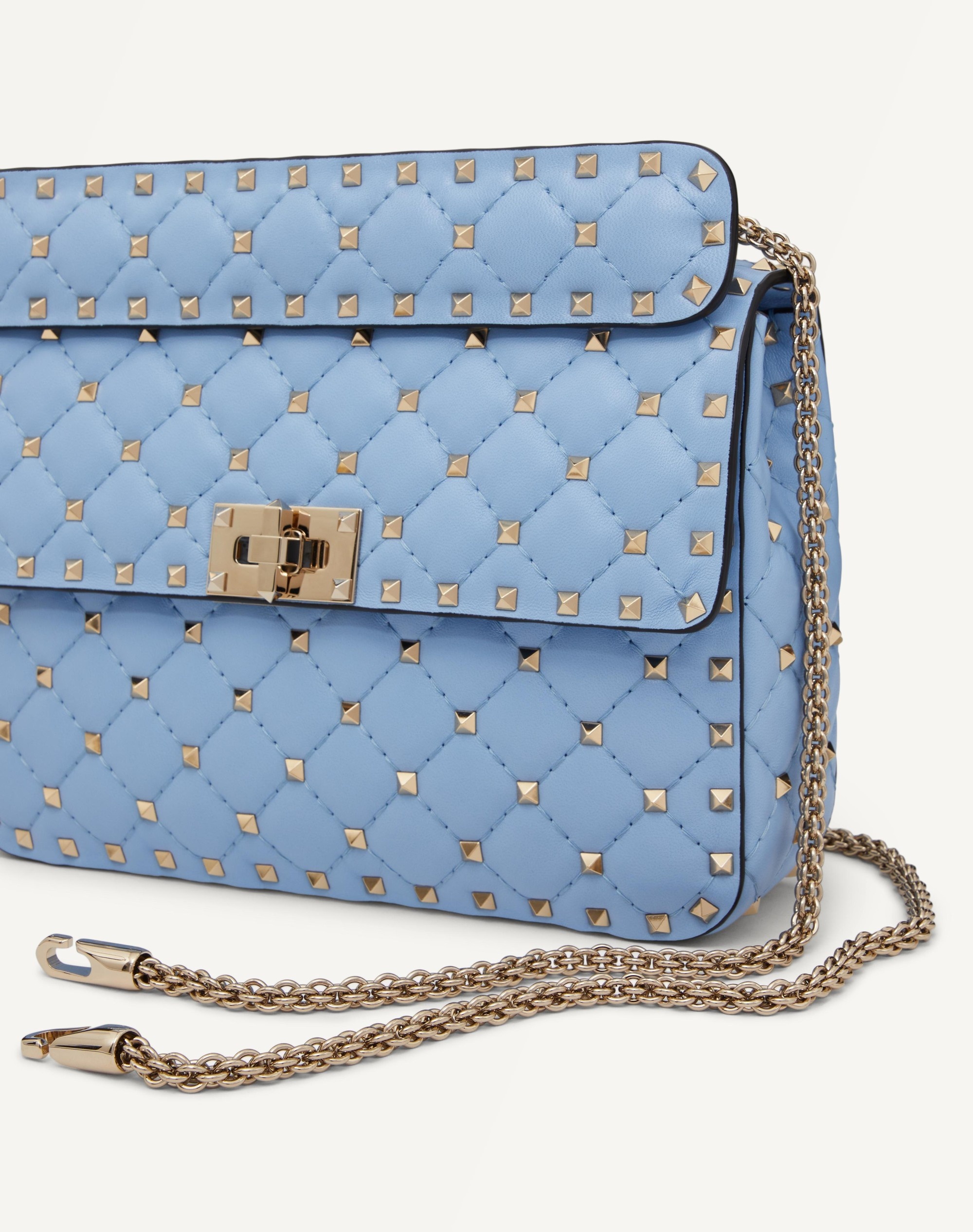 MEDIUM NAPPA ROCKSTUD SPIKE BAG - 7